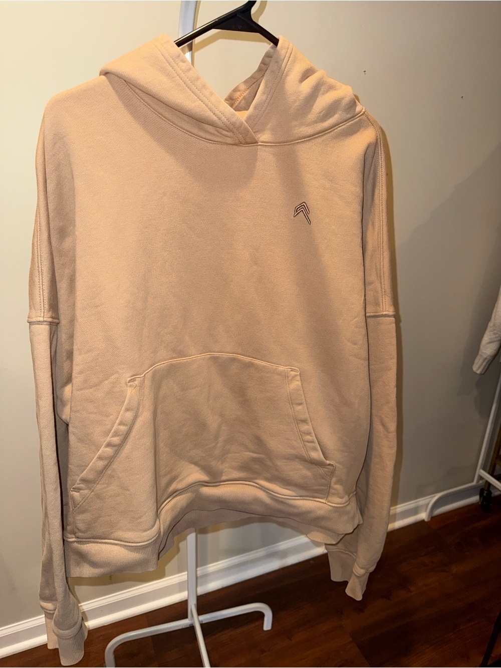 Oner Active Beige Oversized Hoodie Sweatshirt - Picture 3 of 5